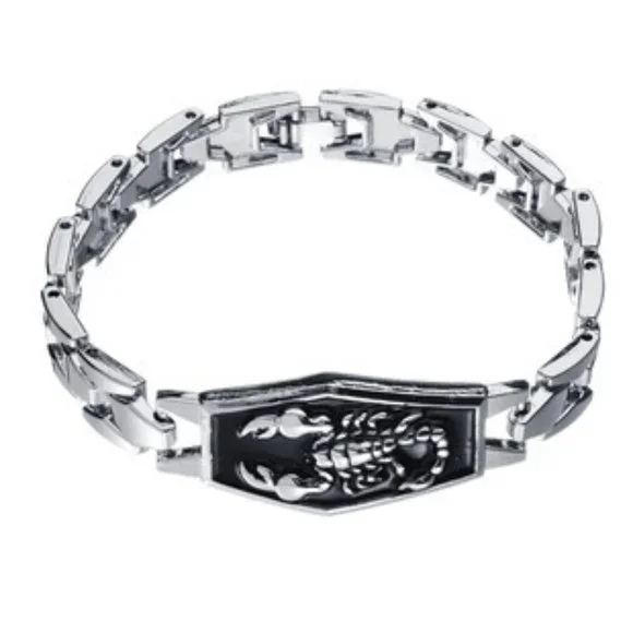 men silver Scorpion Bracelet - Picture 1 of 1